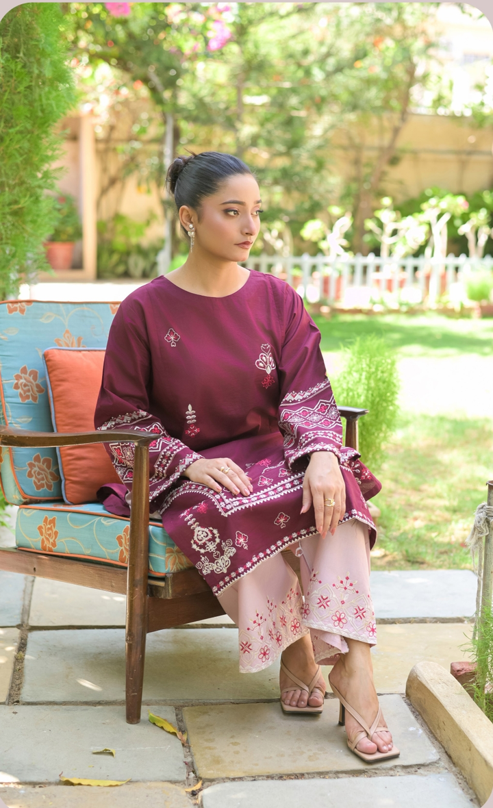 Aina EMBROIDERED LAWN CO-ORD SET EDIT