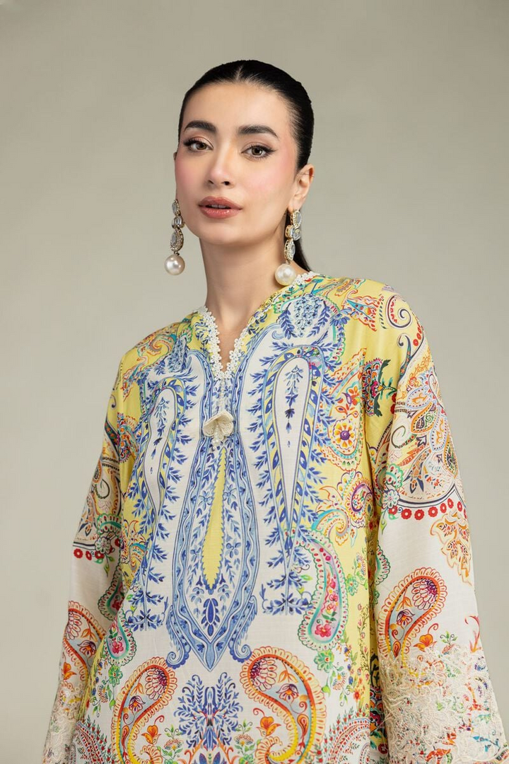 Embroidered | Raw Silk Short Silk Kurta