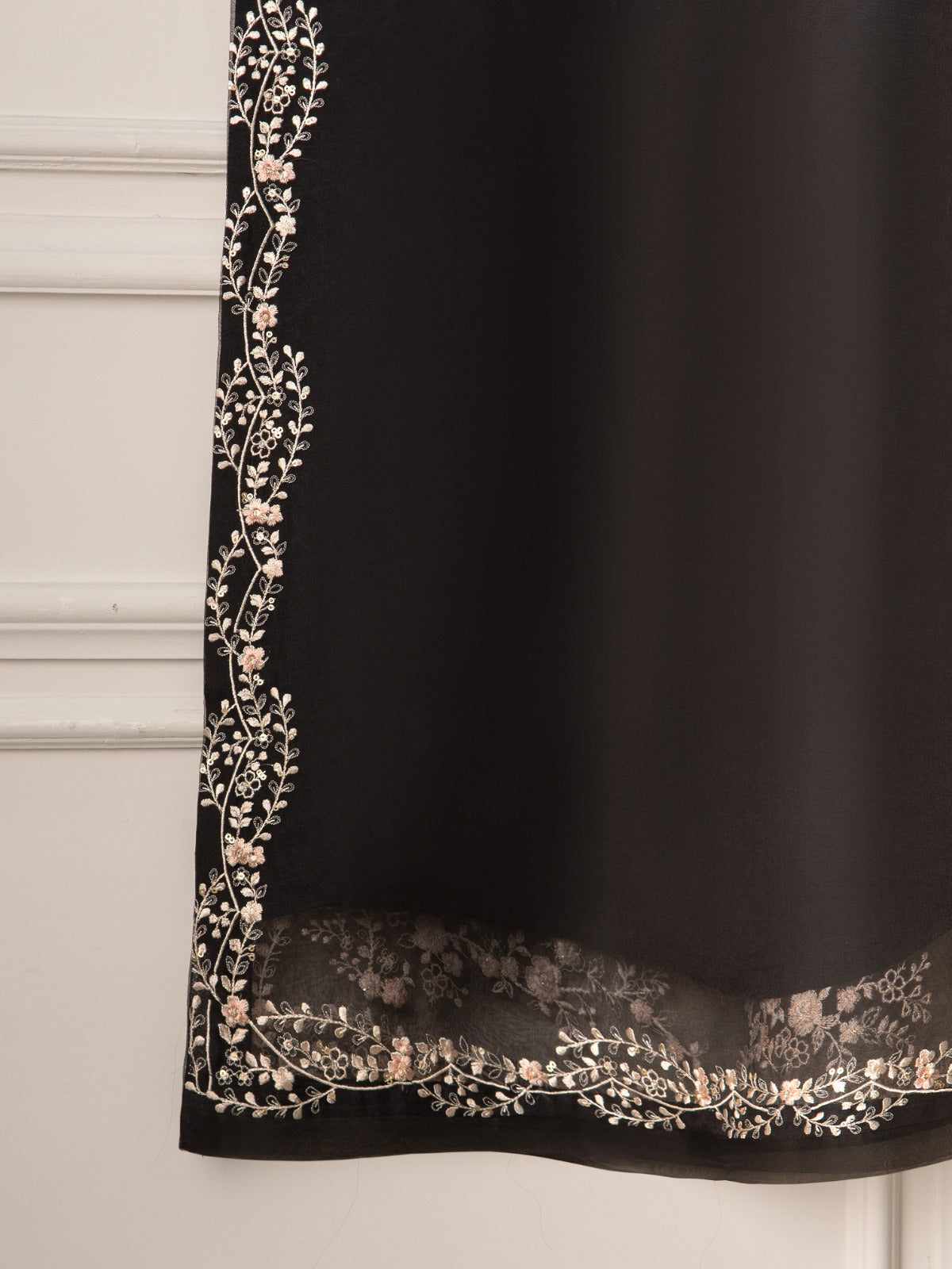 Pure Organza Embroidered Suit