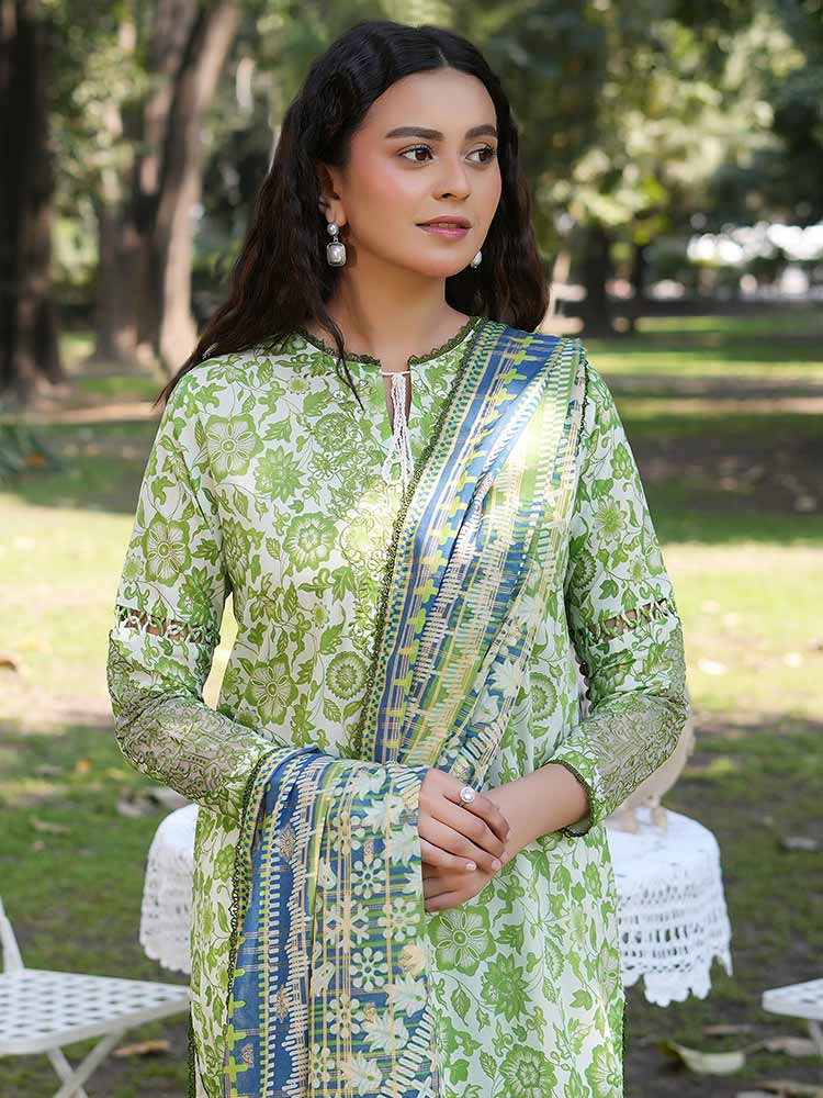 SILSILA 3-Piece Unstitched Digital Printed Lawn Suit