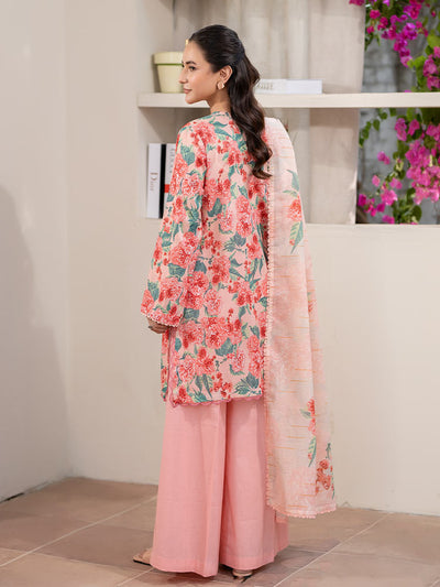 FEROZAN 3-Piece Unstitched Digital Printed Lawn Suit