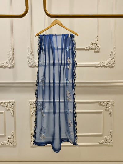 3 Piece - Pure Organza Embroidered Suit