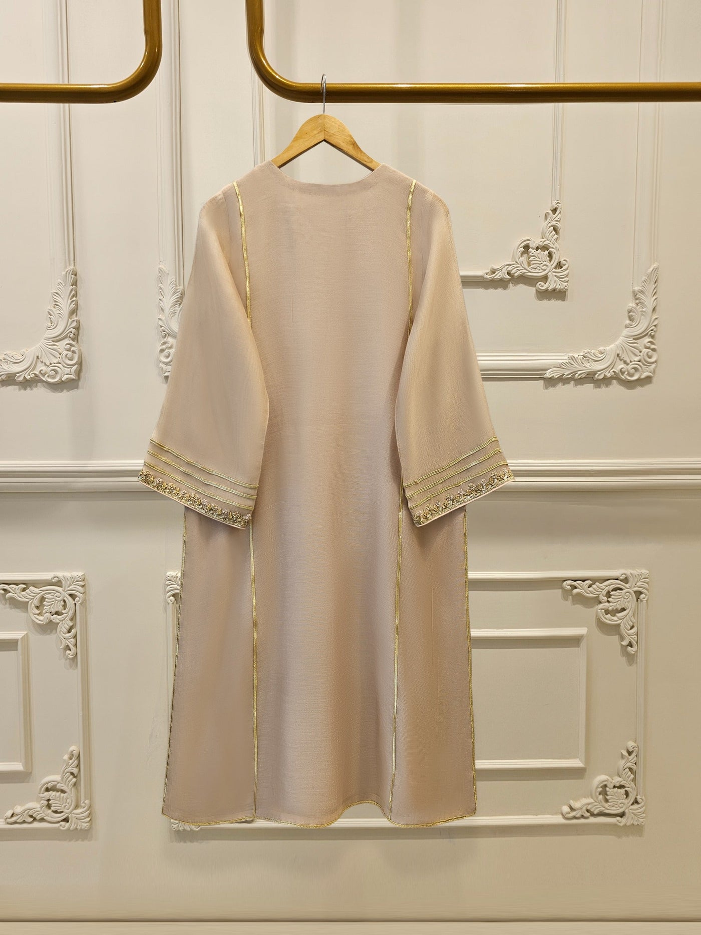 3 Piece - Pure Embroidered Cotton Net Suit
