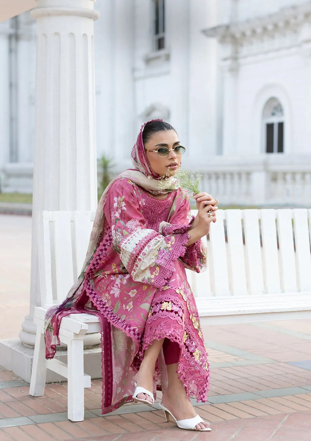 Signature Embroidered Lawn with Chiffon Collection Vol II &