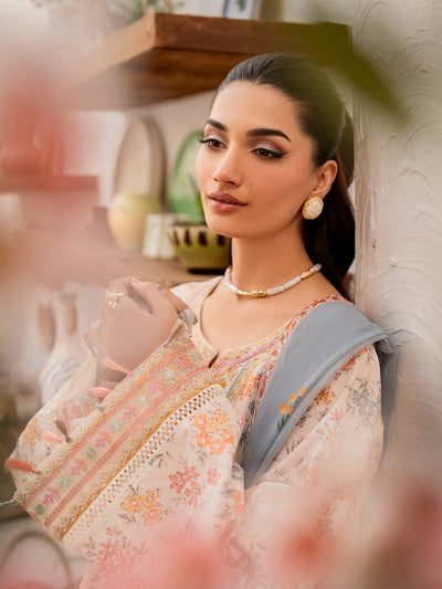 Husn-E-Arah Unstitched Lawn
