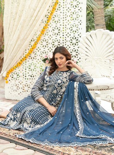 Nuresa Embroidered Fancy Chiffon