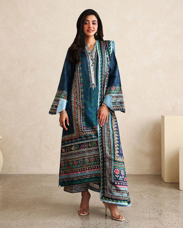 Hemline Nirvana Unstitched 3 Pc