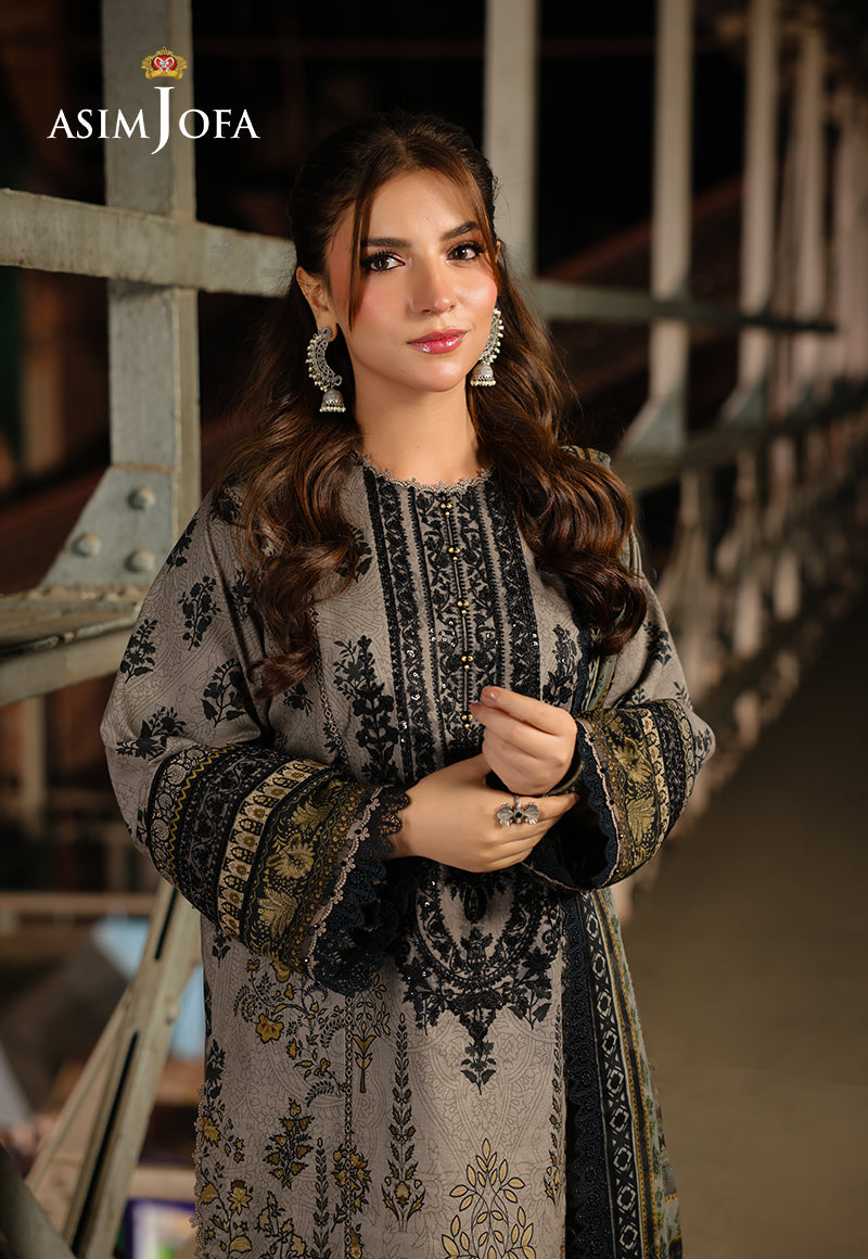 PRINTED EMBROIDERED LAWN 3 PCS