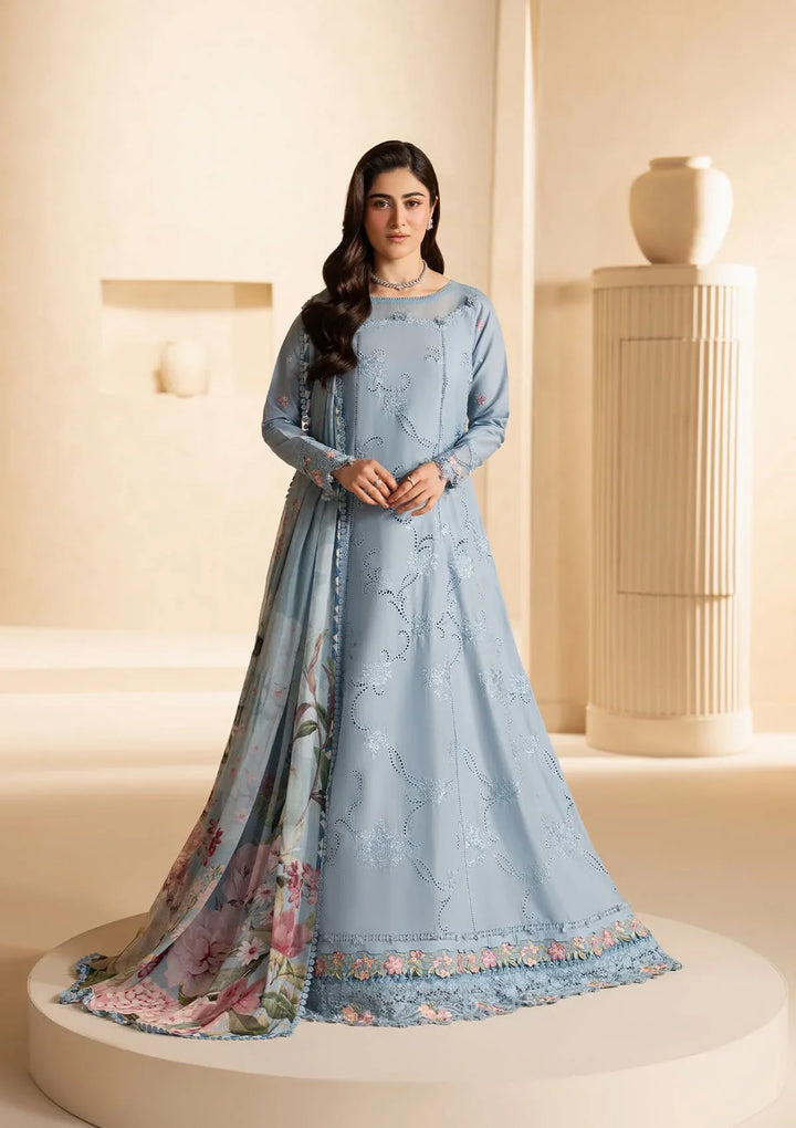 E-CRAFT - CHIKANKARI LAWN WITH CHIFFON DUPATTA &