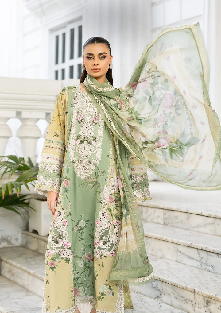 Signature Embroidered Lawn with Chiffon Collection Vol II &
