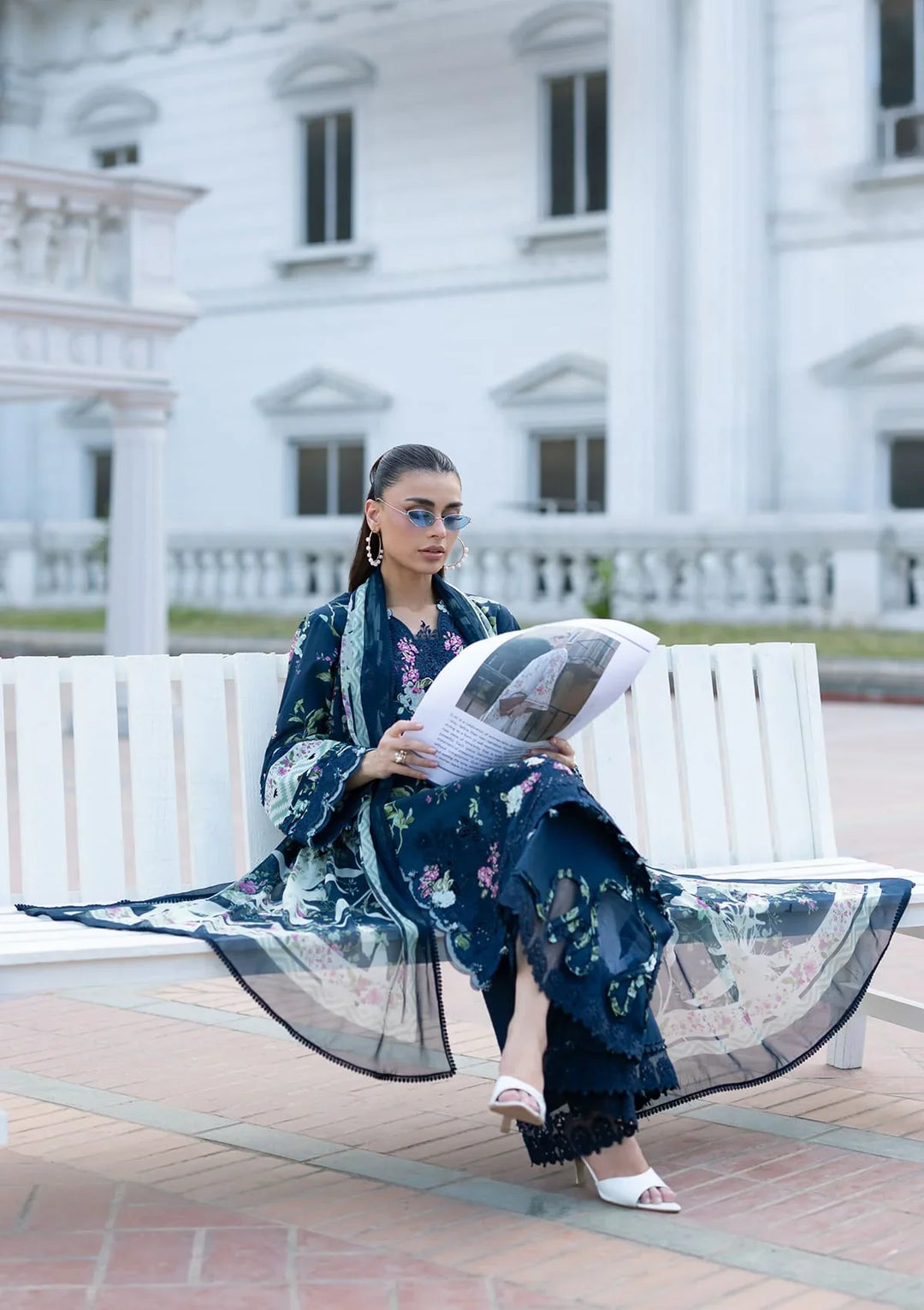 Signature Embroidered Lawn with Chiffon Collection Vol II &