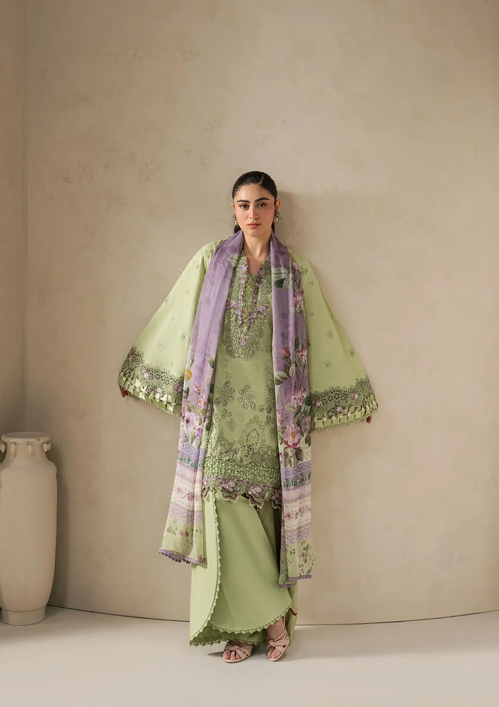 E-CRAFT - CHIKANKARI LAWN WITH CHIFFON DUPATTA &