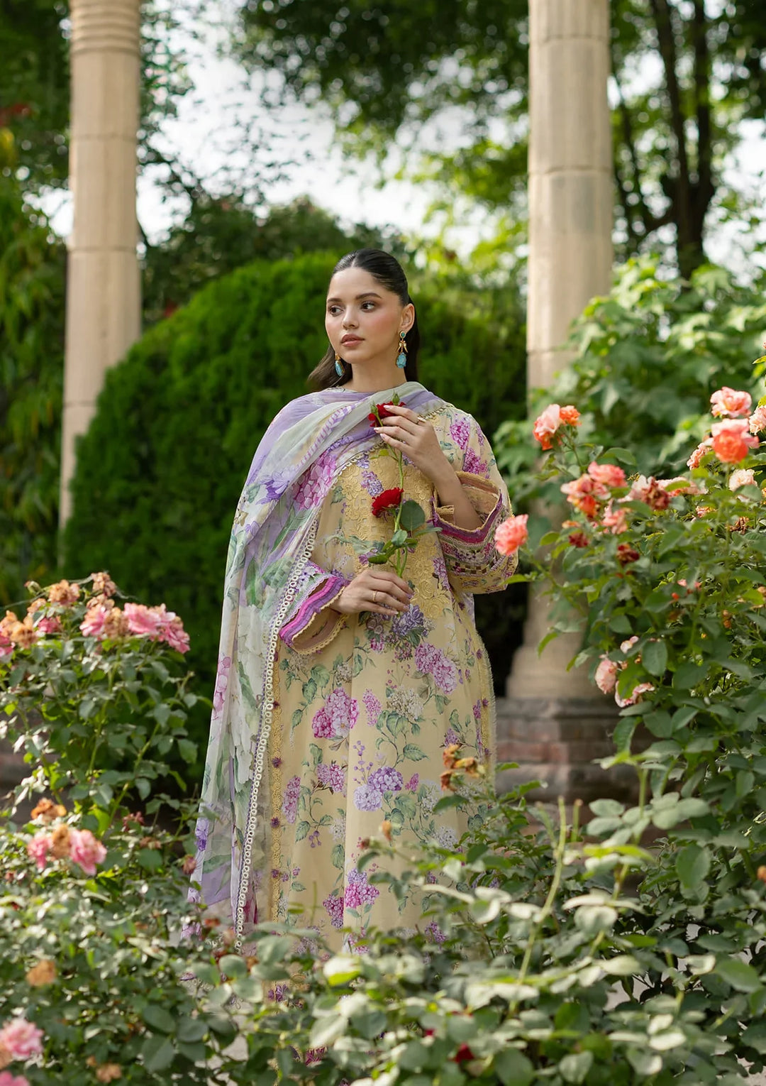 Signature Embroidered Lawn with Chiffon Collection Vol II &