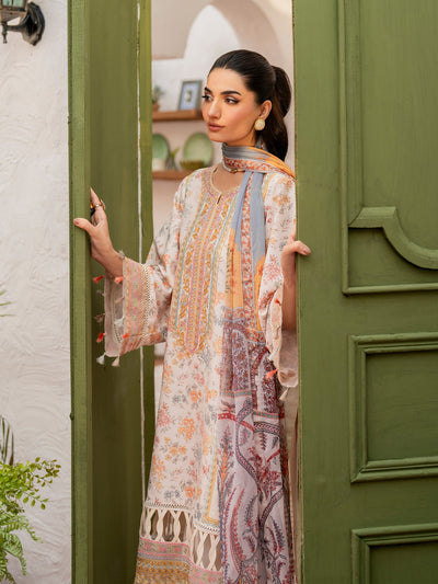 Husn-E-Arah Unstitched Lawn