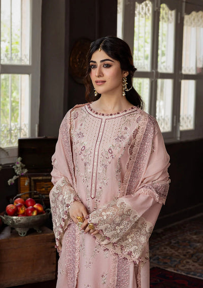 Karandi with Embroidered Chiffon