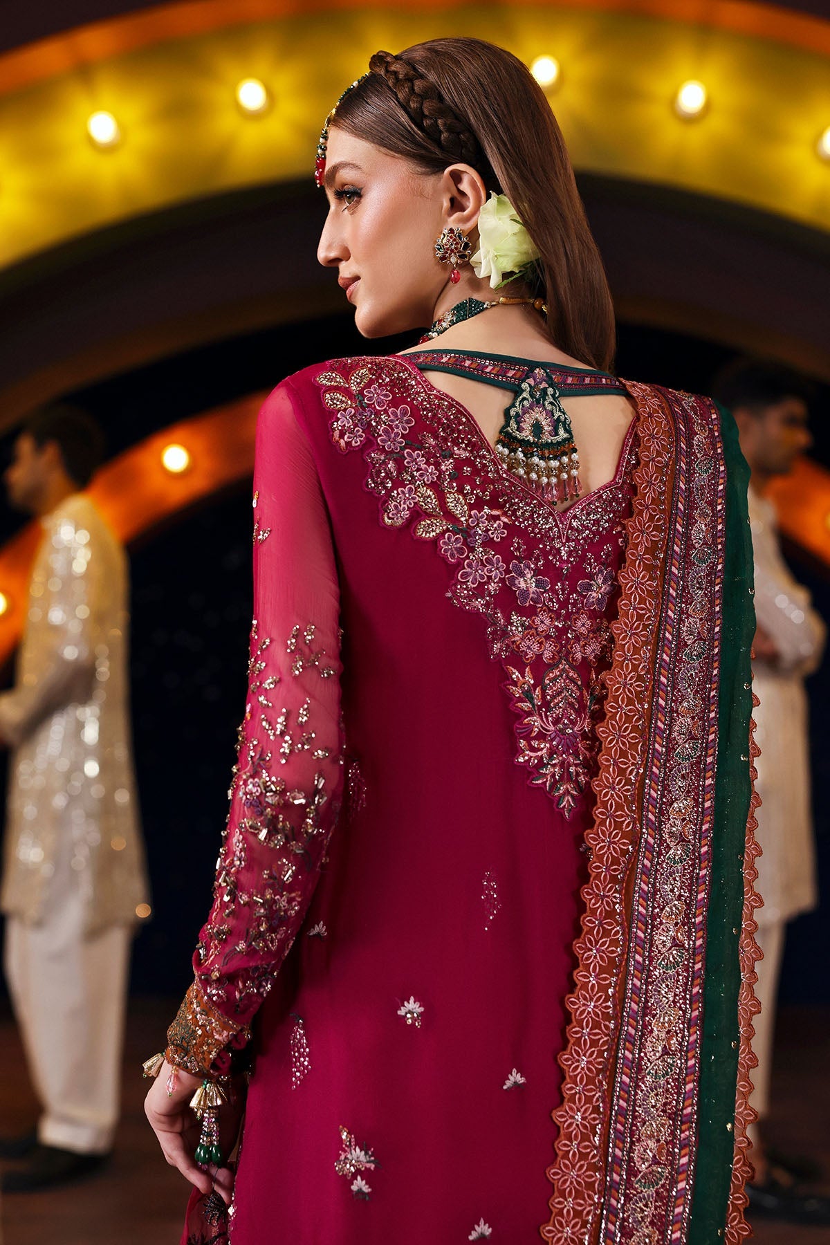 Jhoomro Unstitched Luxury Ensemble