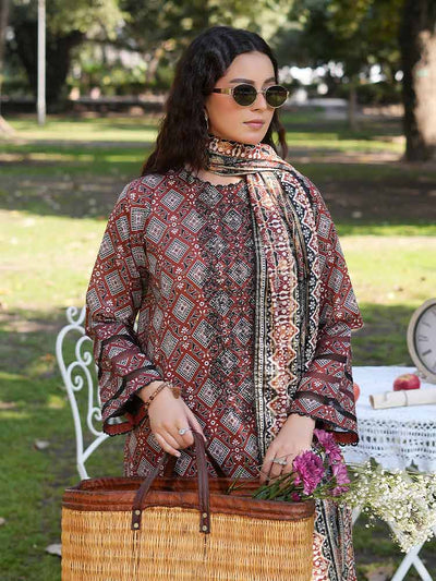 SILSILA 3-Piece Unstitched Digital Printed Lawn Suit