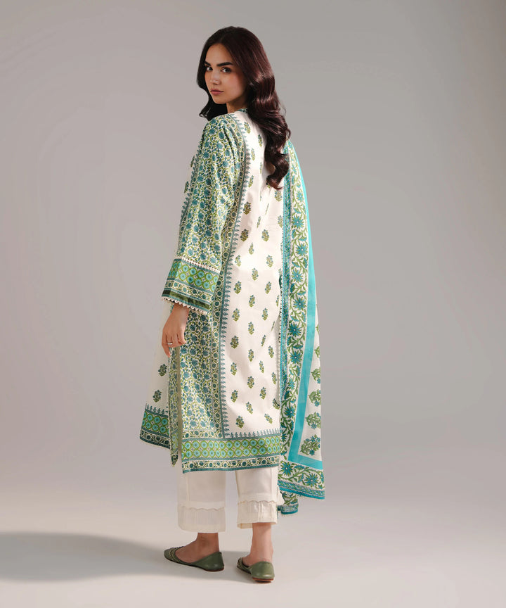 3 Piece - Printed Lawn Suit