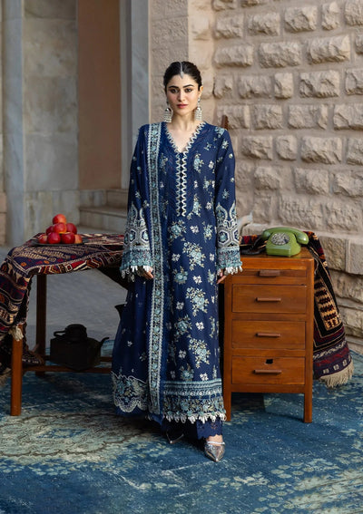 Karandi with Embroidered Chiffon