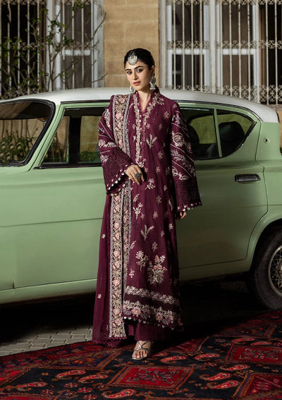 Karandi with Embroidered Chiffon
