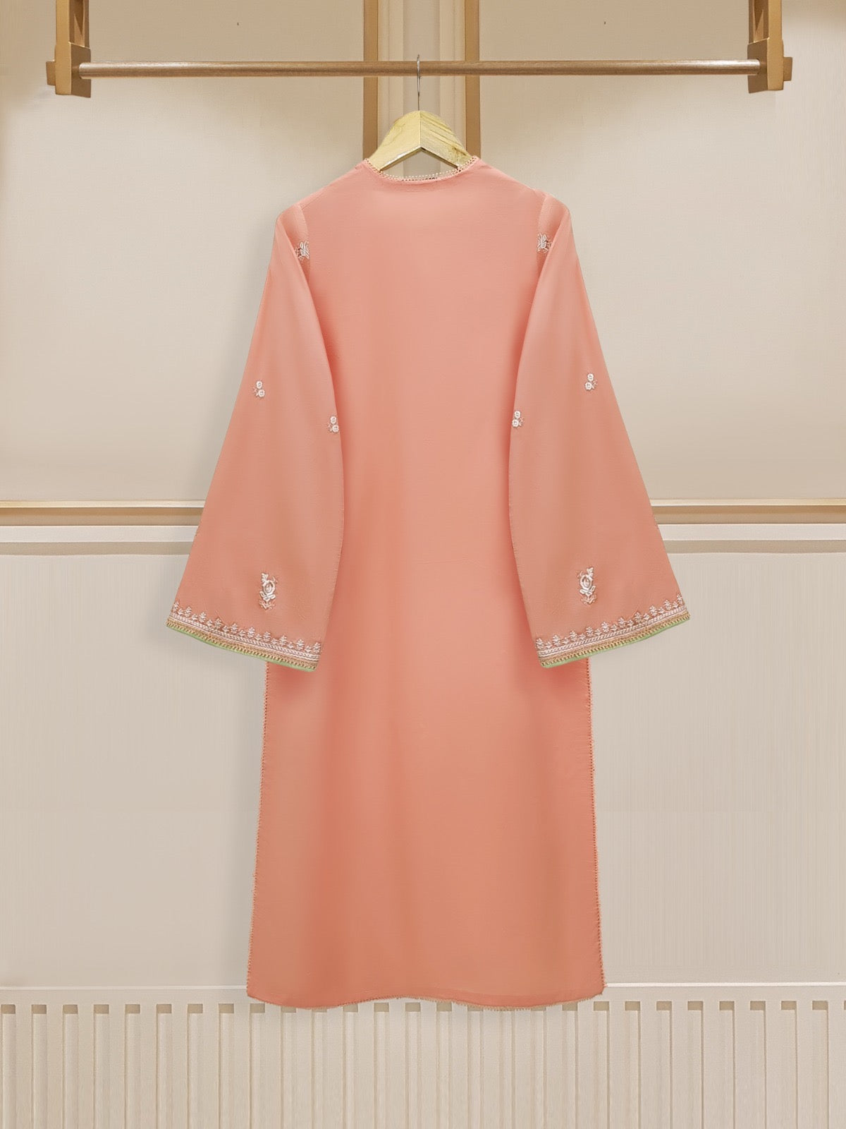 2 Piece - Pure Embroidered Cambric Suit