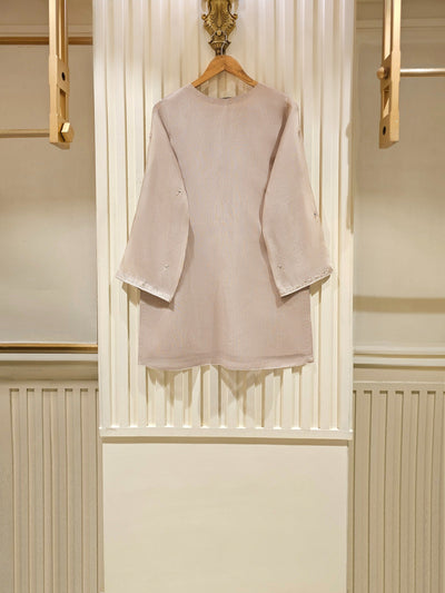 3 Piece - Pure Cotton Net Embroidered Suit