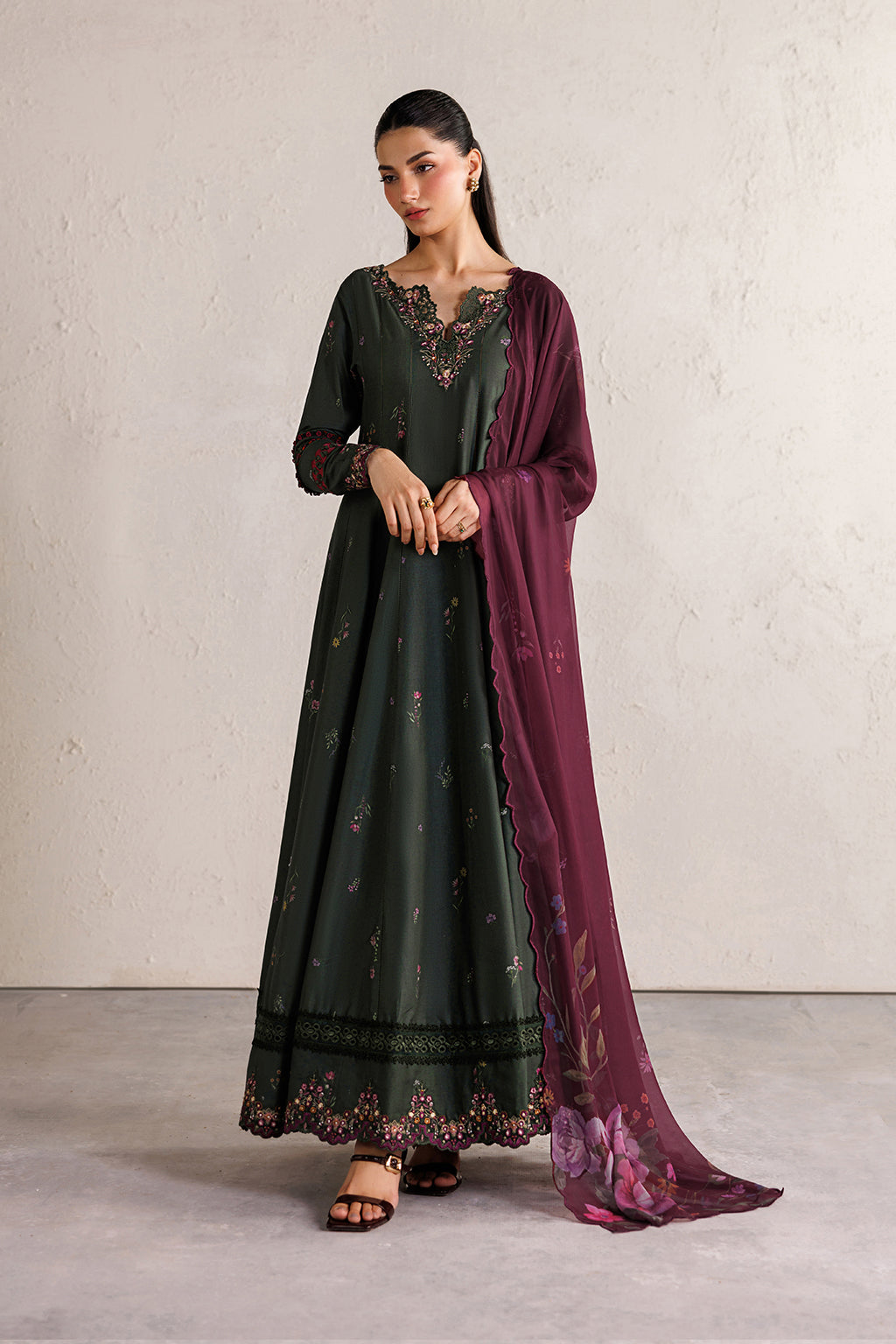 Festive Embroidered Lawn
