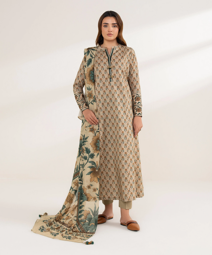3 PIECE - PRINTED LAWN SUIT