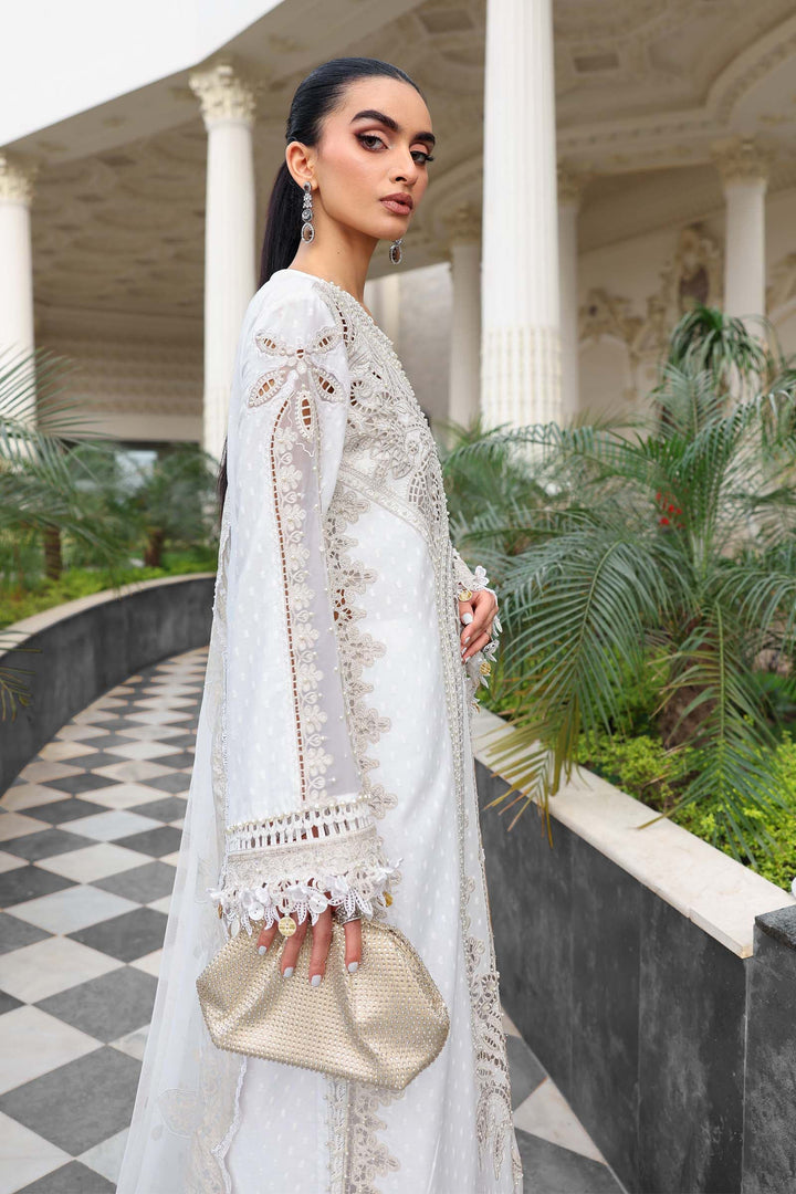 3 Piece Unstitched Embroidered Lawn Suit