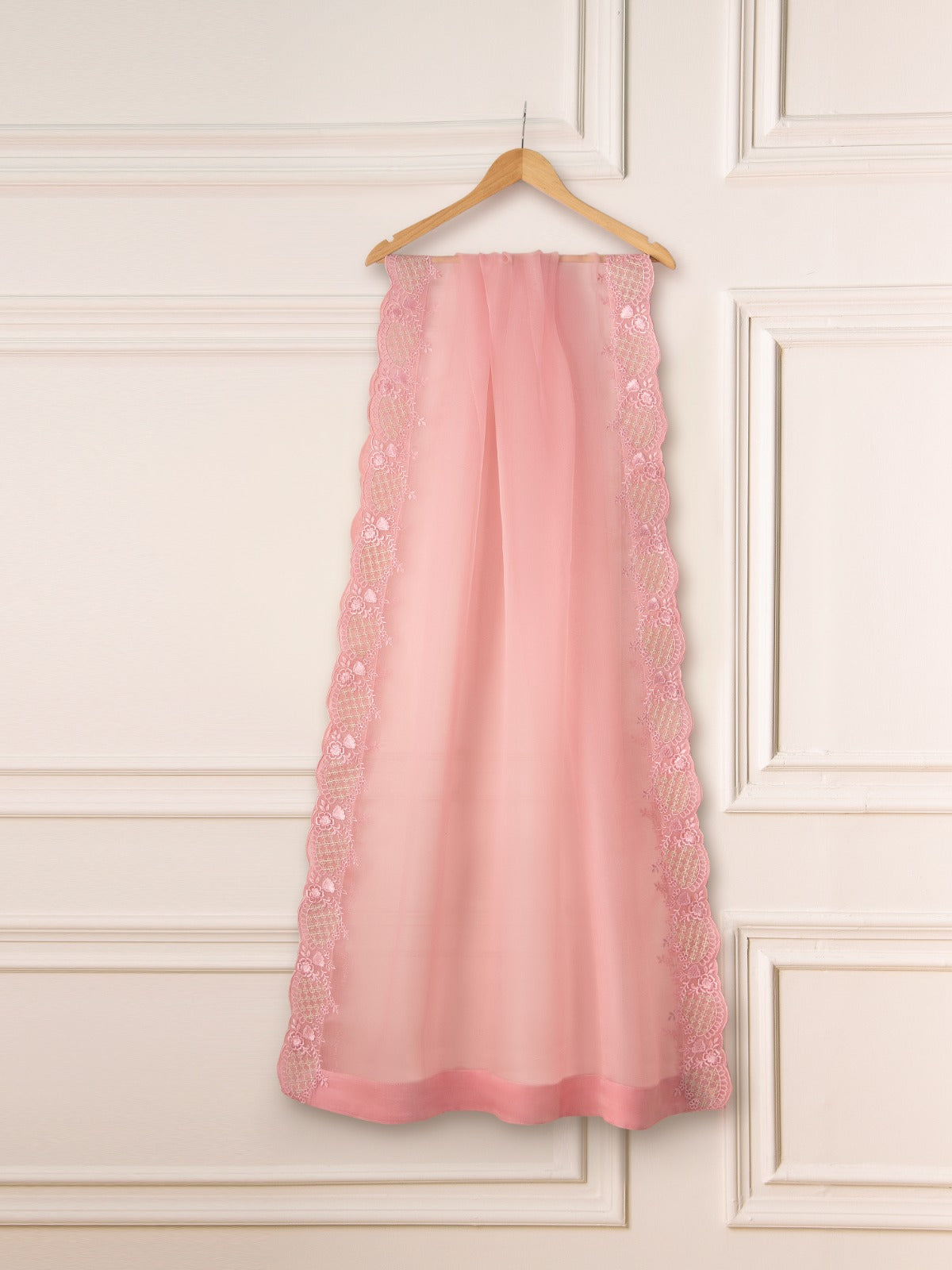 2 Piece - Pure Embroidered Raw Silk Suit
