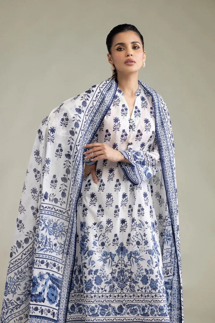 Embroidered | Lawn Fabrics 3 Piece