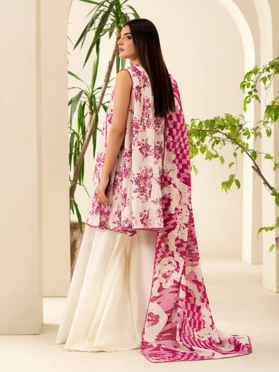 SUHA 3-Piece Unstitched Digital Printed Lawn Suit