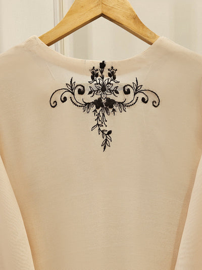 3 Piece - Pure Embroidered Cotton Net Suit