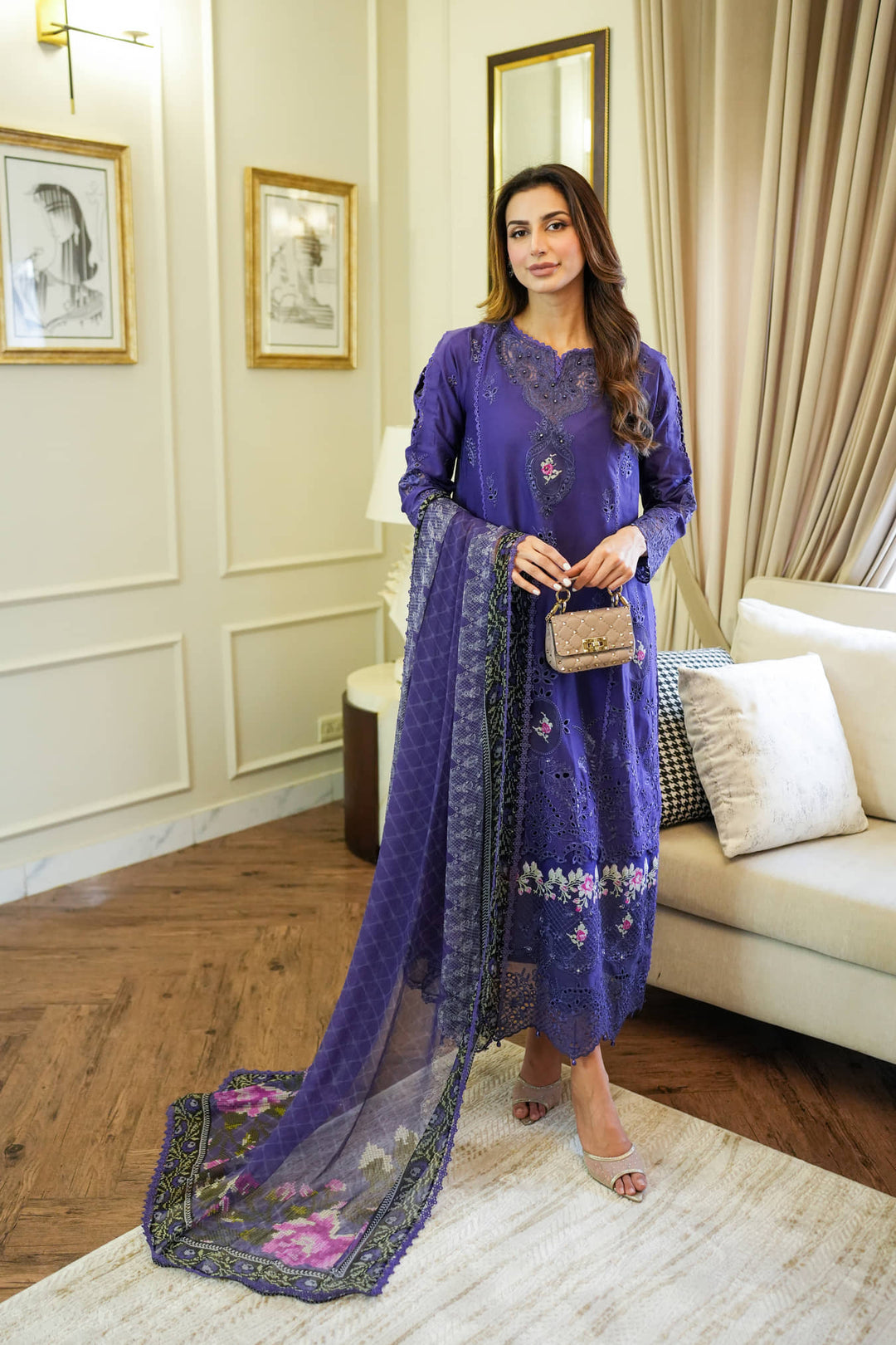 HANDWORK LASERKARI LAWN