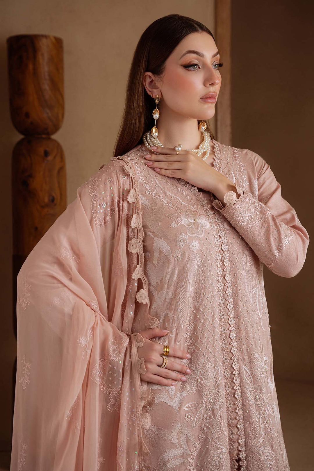 Embroidered Karandi 3 pc