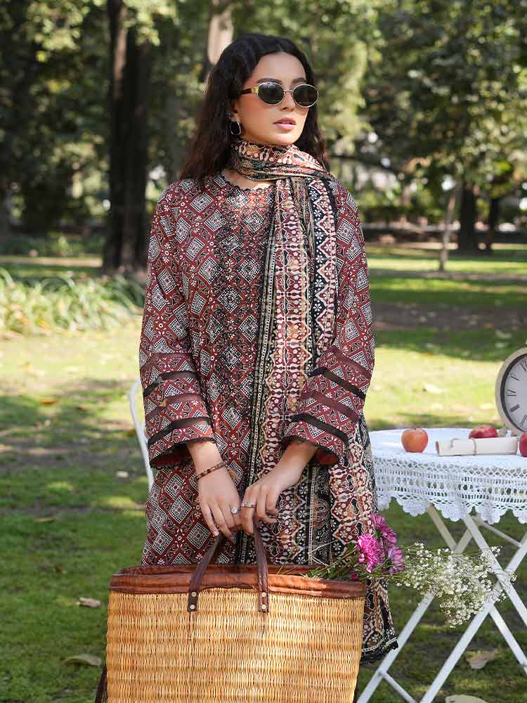 SILSILA 3-Piece Unstitched Digital Printed Lawn Suit