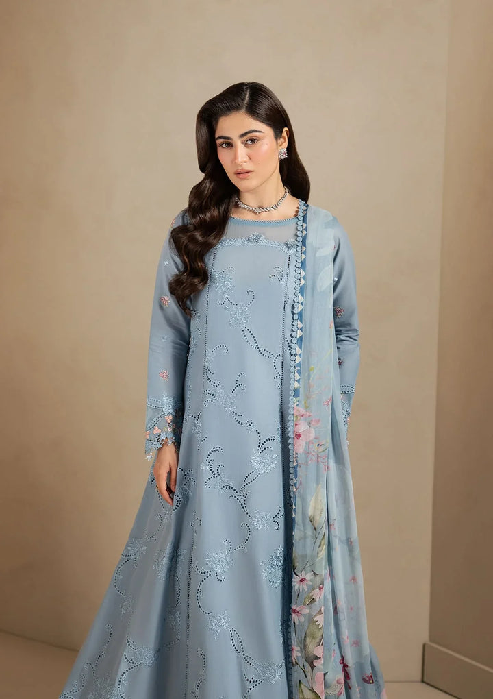 E-CRAFT - CHIKANKARI LAWN WITH CHIFFON DUPATTA &