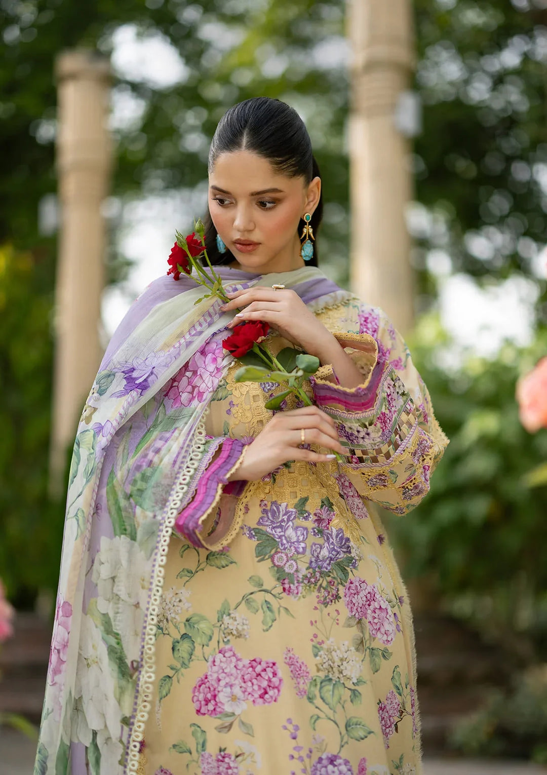 Signature Embroidered Lawn with Chiffon Collection Vol II &