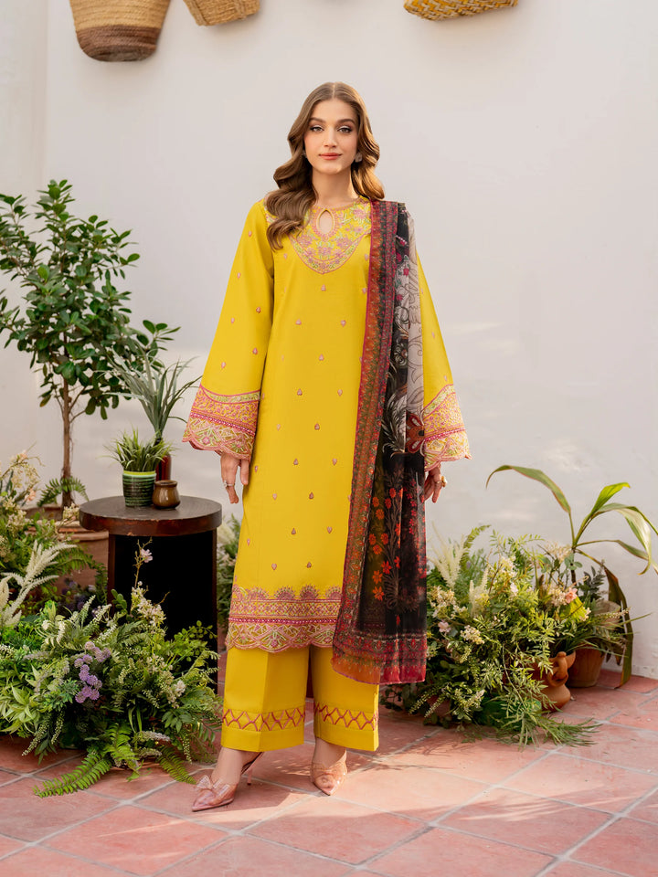 Husn-E-Arah Unstitched Lawn