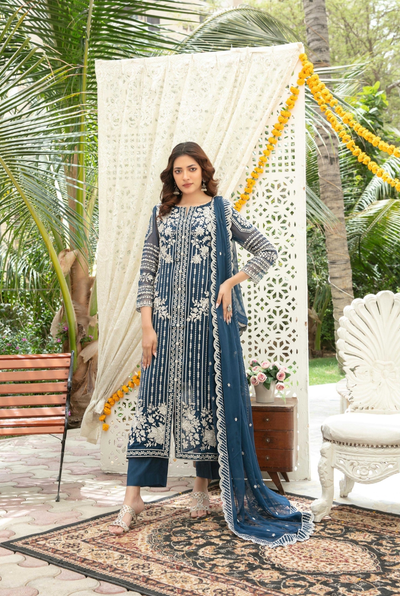 Nuresa Embroidered Fancy Chiffon