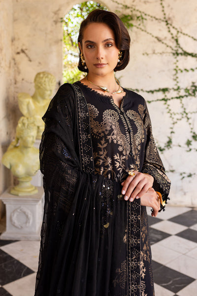 EMBROIDERED JACQUARD LAWN