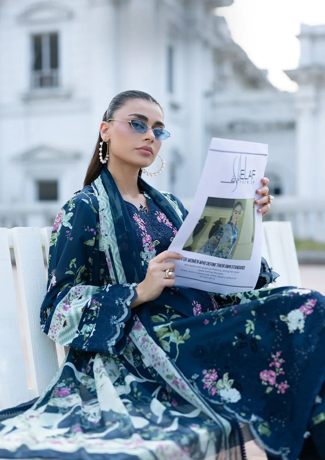 Signature Embroidered Lawn with Chiffon Collection Vol II &