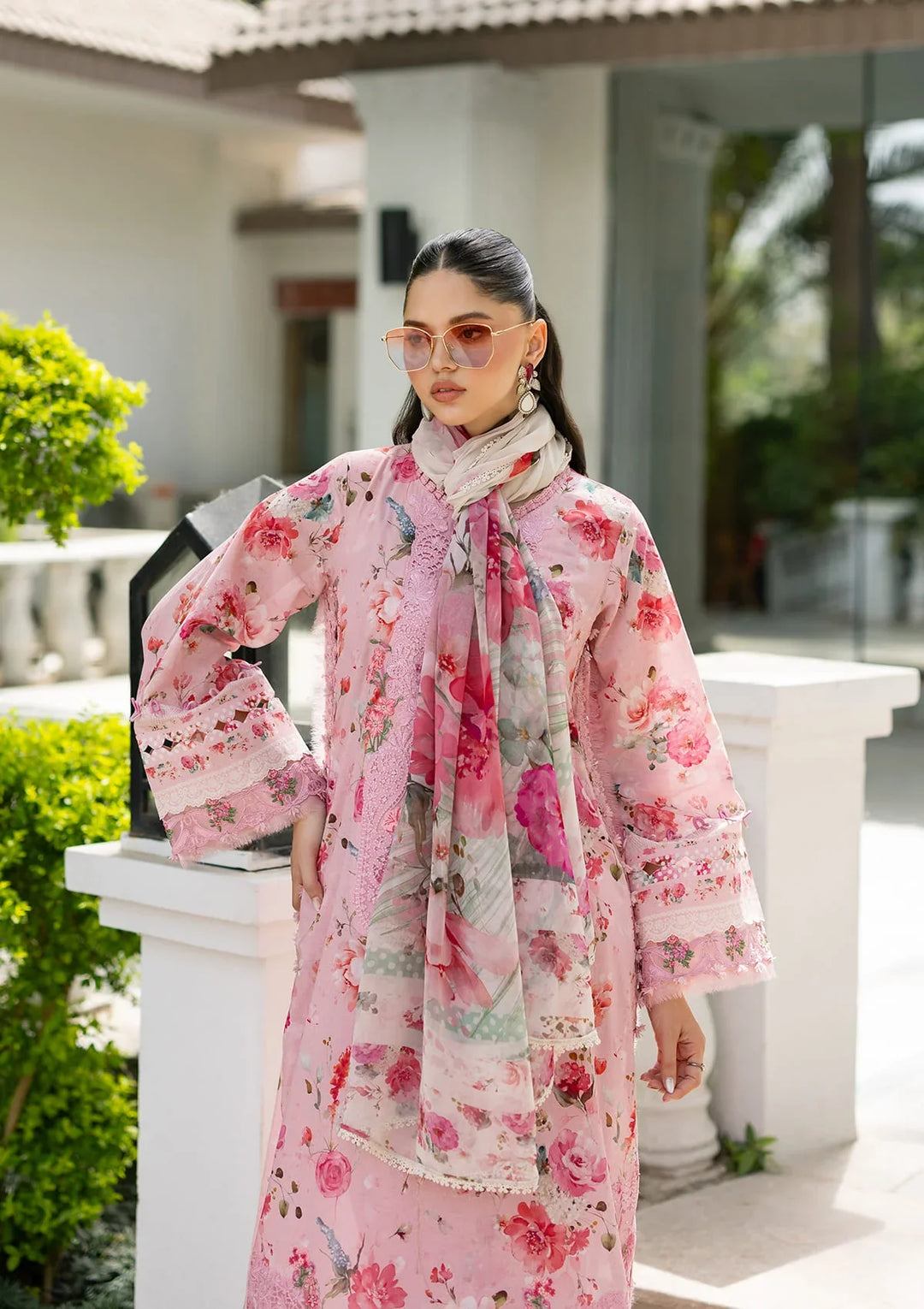 Signature Embroidered Lawn with Chiffon Collection Vol II &