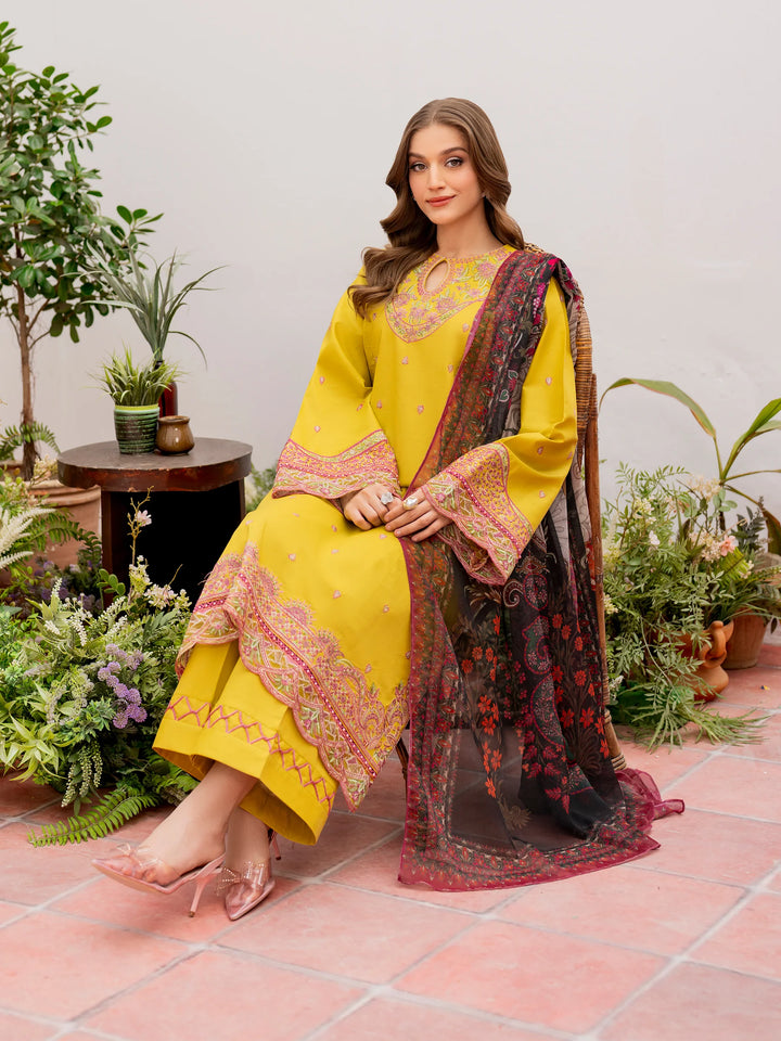 Husn-E-Arah Unstitched Lawn