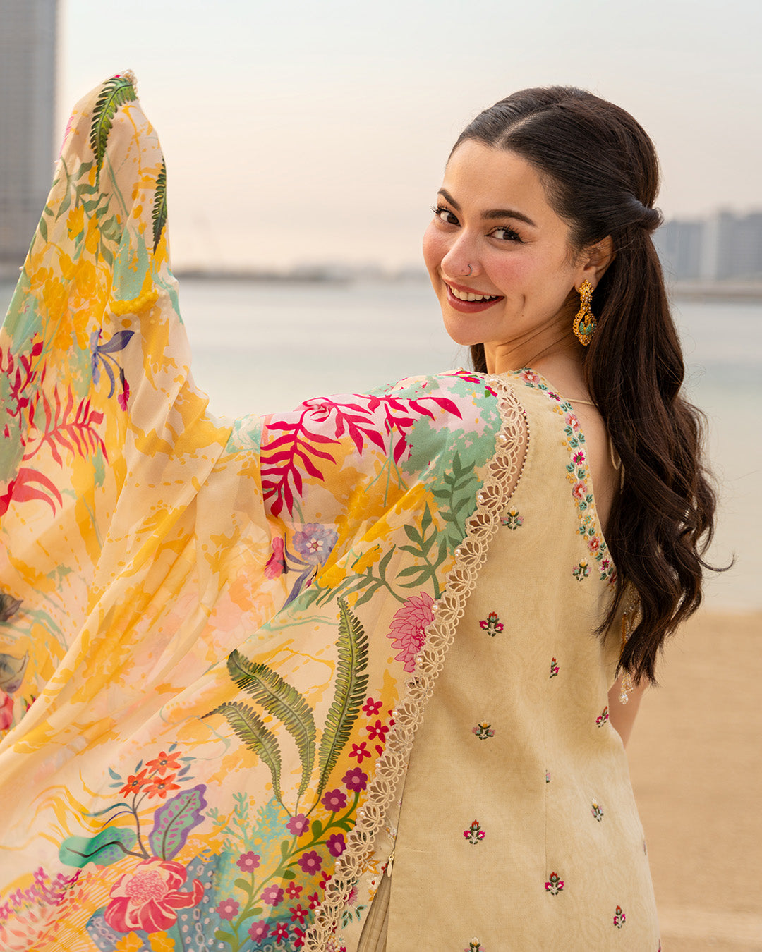 Aya Embroidered Lawn