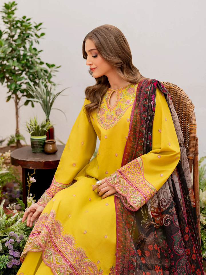 Husn-E-Arah Unstitched Lawn