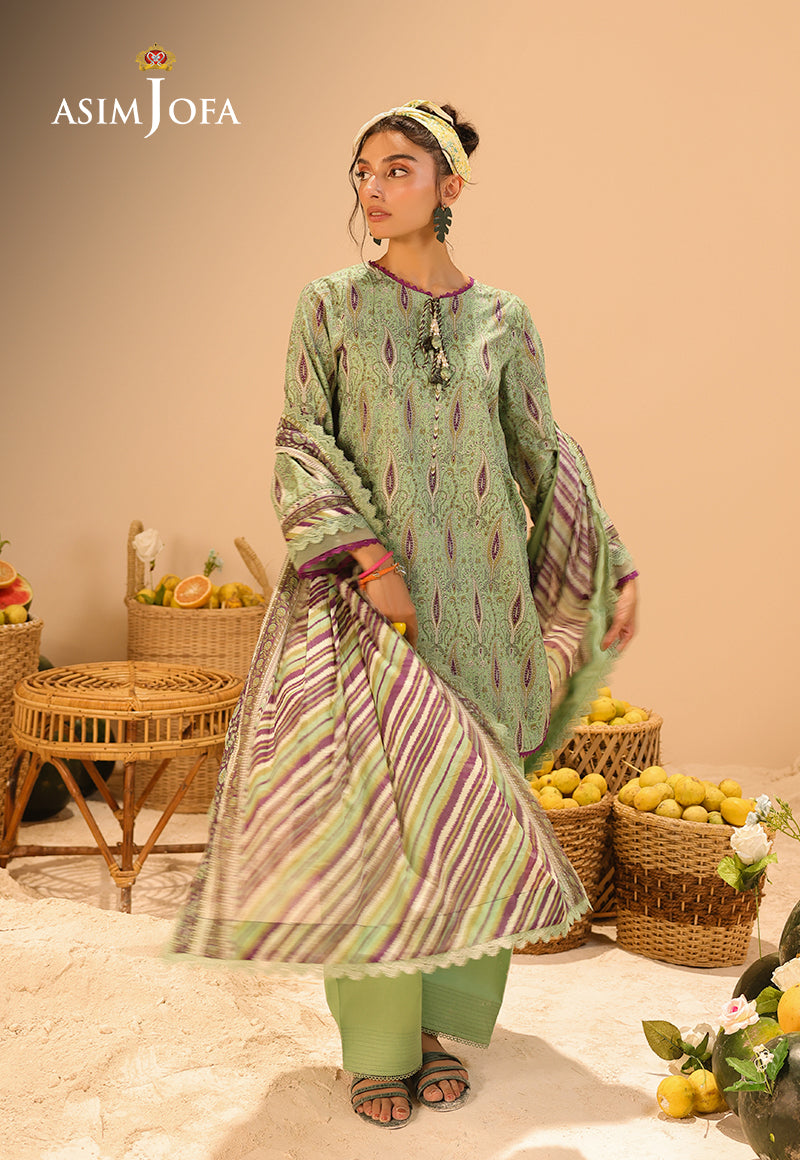 Printed Lawn 3 Pcs