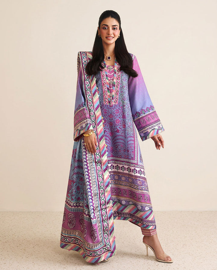 Hemline Nirvana Unstitched 3 Pc