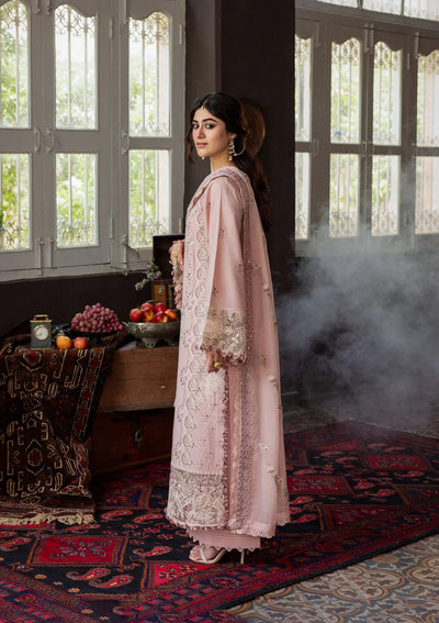 Karandi with Embroidered Chiffon