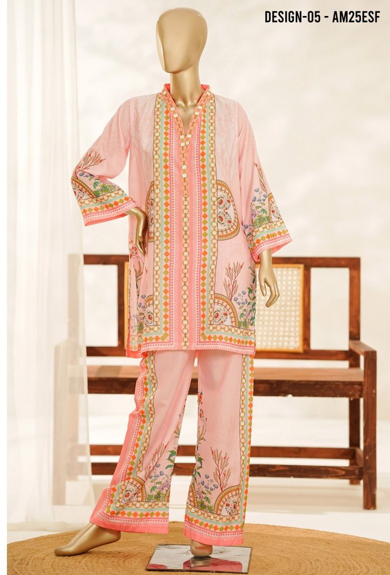 Digital Printed Lawn Stitched 2 Piece Suit
